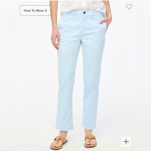 J Crew Factory High-rise girlfriend chino pant 6 NWT